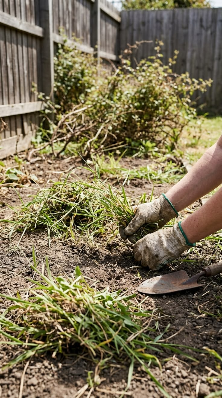 Work in a garden